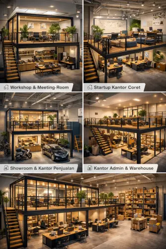 Mezzanine Ruang Kantor di Purwakarta